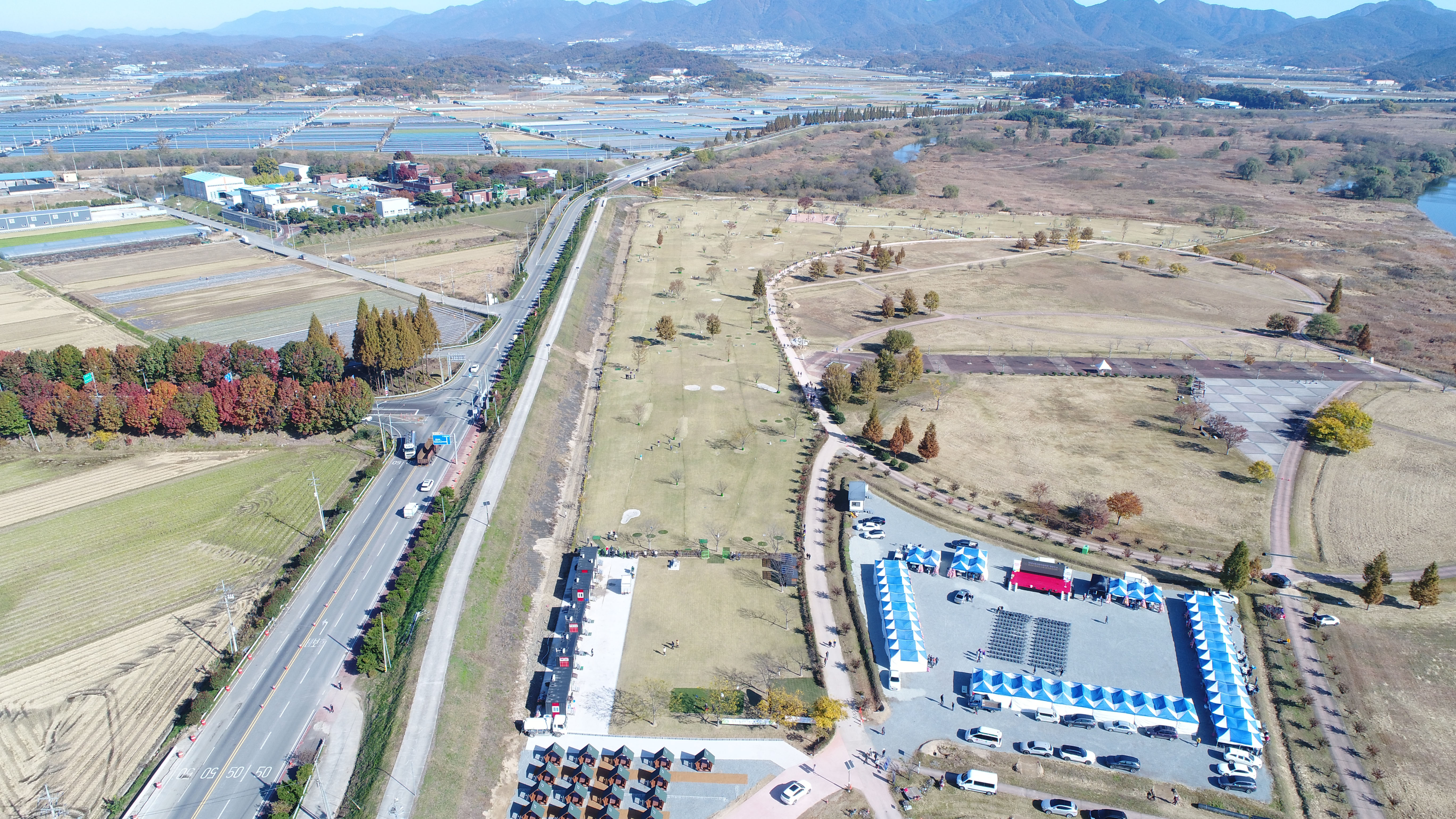 창녕낙동강파크골프장 전경